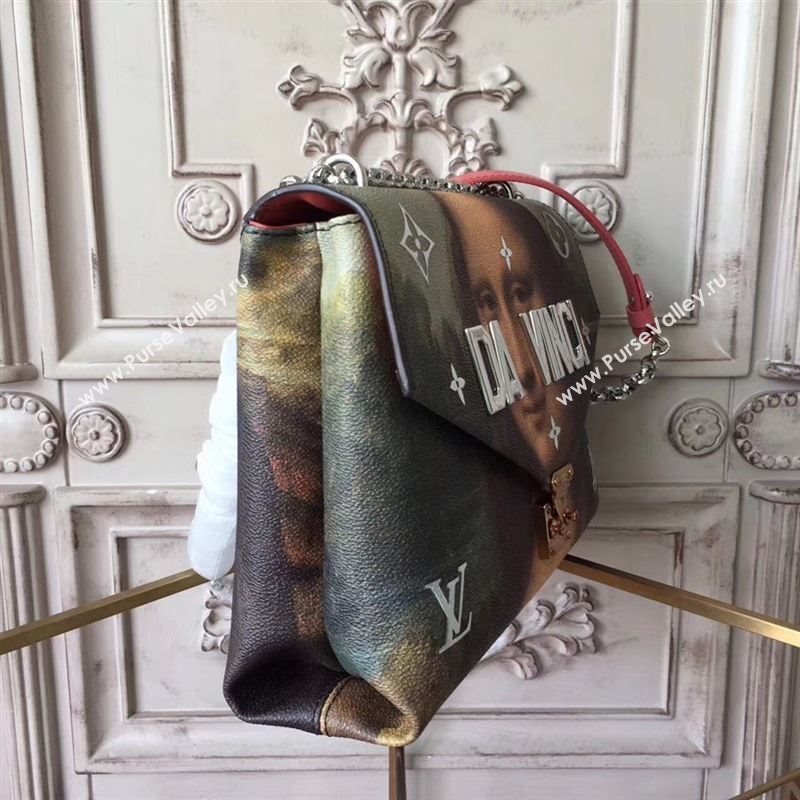 replica Louis Vuitton LV Masters Chain Bag Monogram Da Vinci Messenger Handbag M43376 