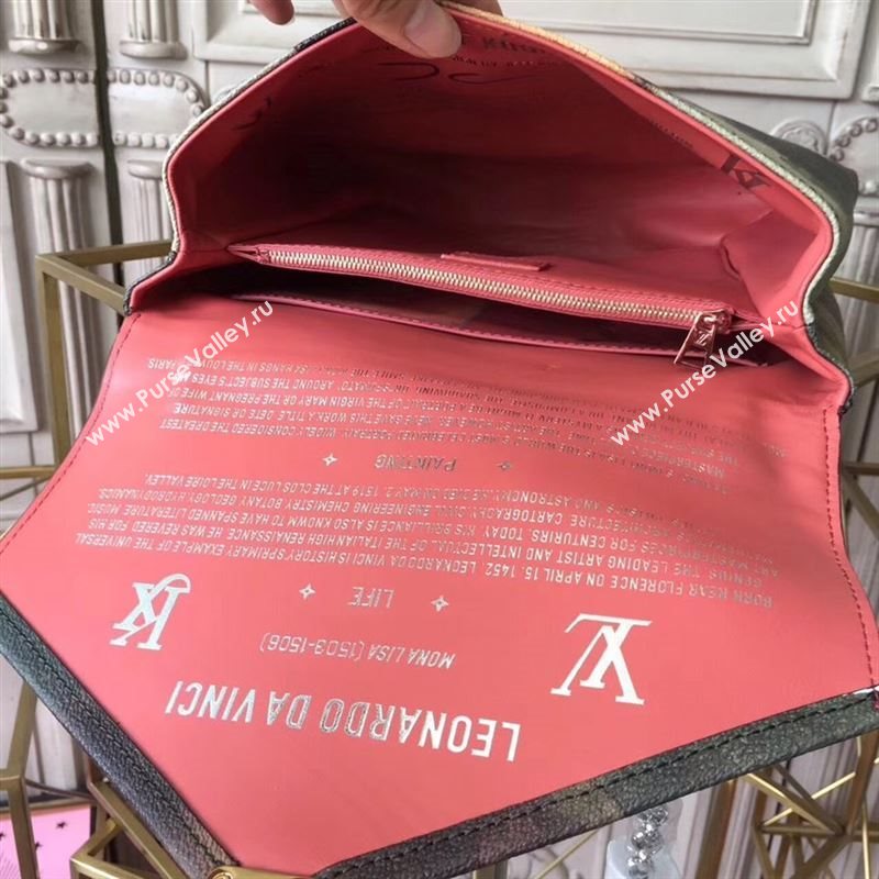 replica Louis Vuitton LV Masters Chain Bag Monogram Da Vinci Messenger Handbag M43376 