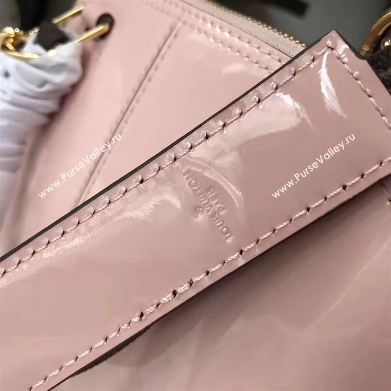 replica Louis Vuitton LV Alma BB Handbag Monogram Real Leather Shoulder Bag M54785 Pink 