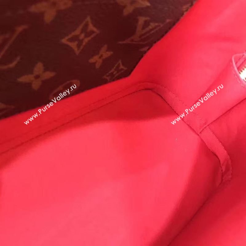replica Louis Vuitton LV Alma BB Handbag Monogram Real Leather Shoulder Bag M54785 Red