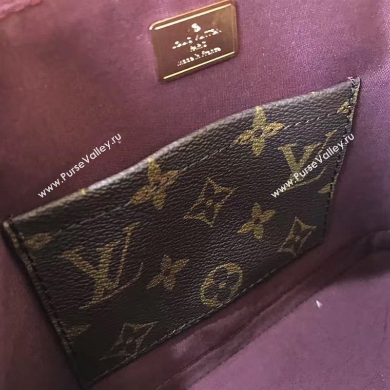 replica Louis Vuitton LV Alma BB Handbag Monogram Real Leather Shoulder Bag M54785 Wine