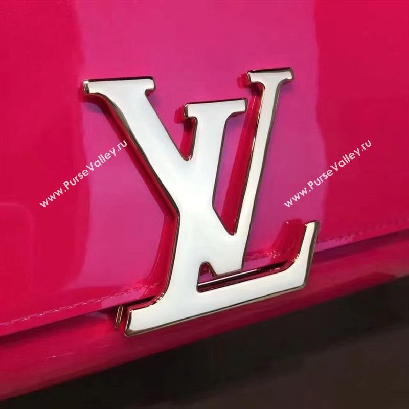 replica Louis Vuitton LV Louise PM Handbag Real Leather Chain Shoulder Bag M51601 Rose