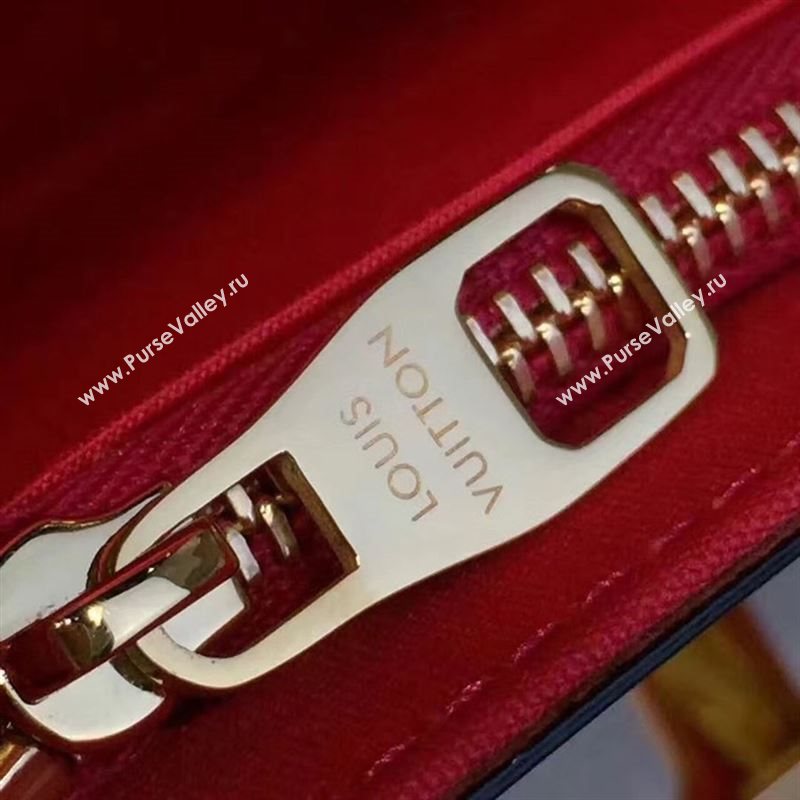 replica Louis Vuitton LV Louise PM Handbag Real Leather Chain Shoulder Bag M51601 Rose