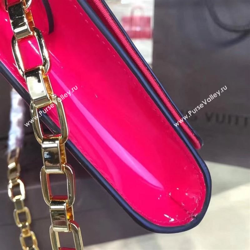 replica Louis Vuitton LV Louise PM Handbag Real Leather Chain Shoulder Bag M51601 Rose