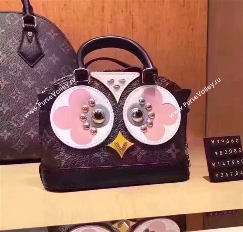 replica Louis Vuitton LV Alma BB Handbag Love Birds Shoulder Bag M61708 Pink