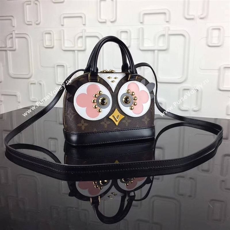 replica Louis Vuitton LV Alma BB Handbag Love Birds Shoulder Bag M61708 Pink