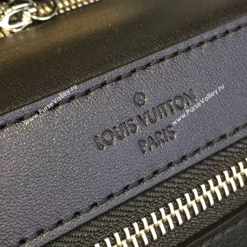 replica Louis Vuitton LV Cruiser Handbag Real Leather Shoulder Bag M52008 Black