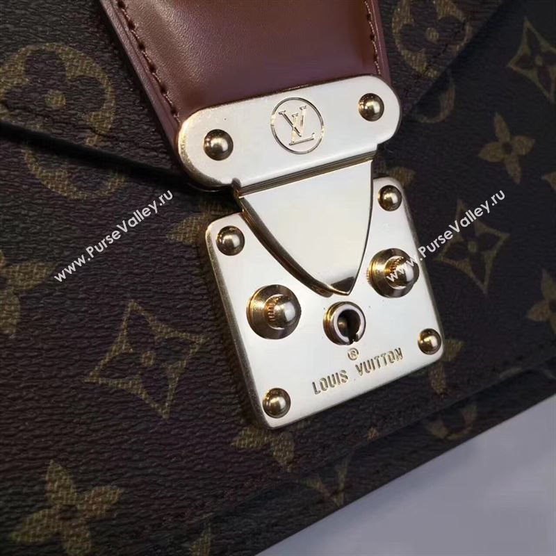 replica Louis Vuitton LV Messenger Box Handbag Monogram Shoulder Bag M51187 Brown