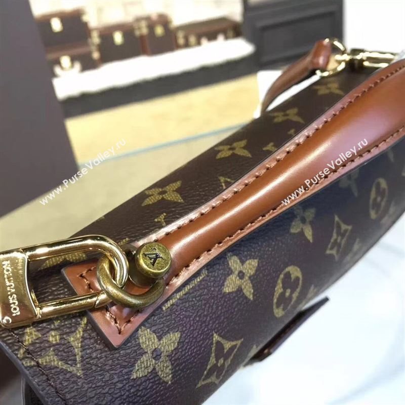 replica Louis Vuitton LV Messenger Box Handbag Monogram Shoulder Bag M51187 Brown