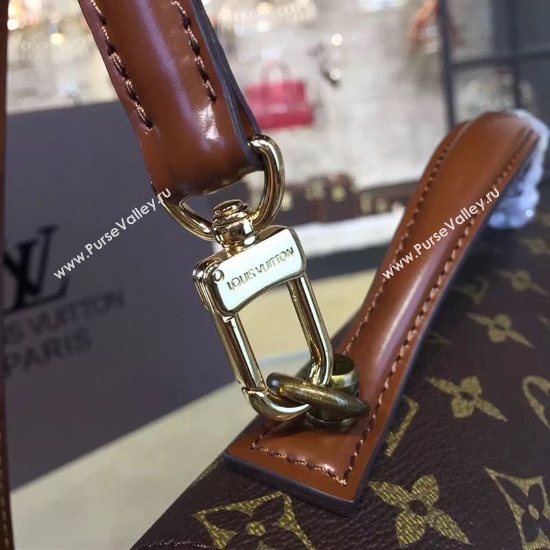 replica Louis Vuitton LV Messenger Box Handbag Monogram Shoulder Bag M51187 Brown