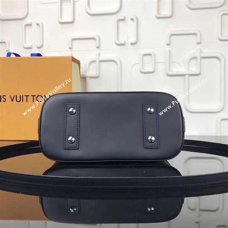 replica Louis Vuitton LV Supreme Alma BB Handbag Epi Leather Shoulder Bag M40301 Black