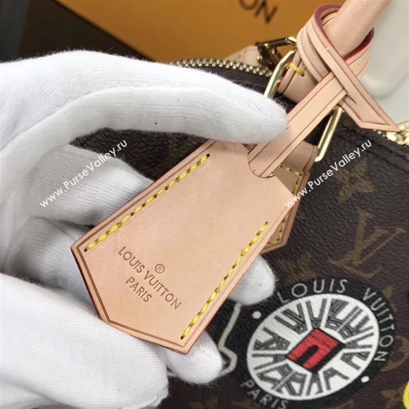 replica Louis Vuitton LV Alma BB Handbag Monogram League Shoulder Bag M43230 Brown