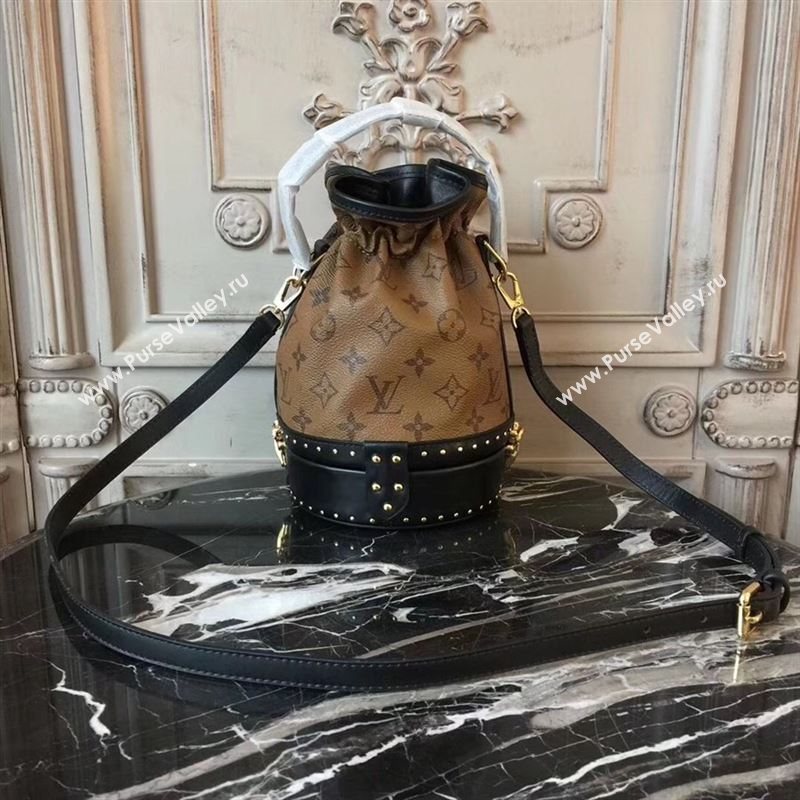 replica Louis Vuitton LV Petit Noe Bucket Handbag Monogram Shoulder Bag M43511 Coffee
