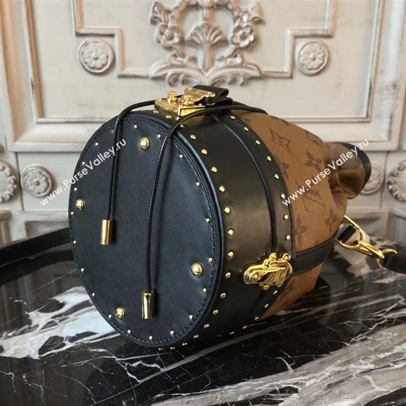 replica Louis Vuitton LV Petit Noe Bucket Handbag Monogram Shoulder Bag M43511 Coffee