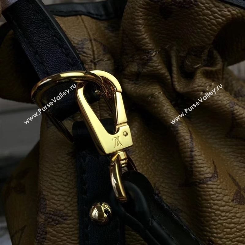 replica Louis Vuitton LV Petit Noe Bucket Handbag Monogram Shoulder Bag M43511 Coffee