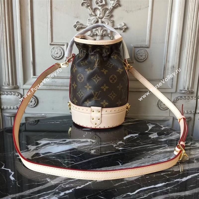 replica Louis Vuitton LV Petit Noe Bucket Handbag Monogram Shoulder Bag M43509 Brown