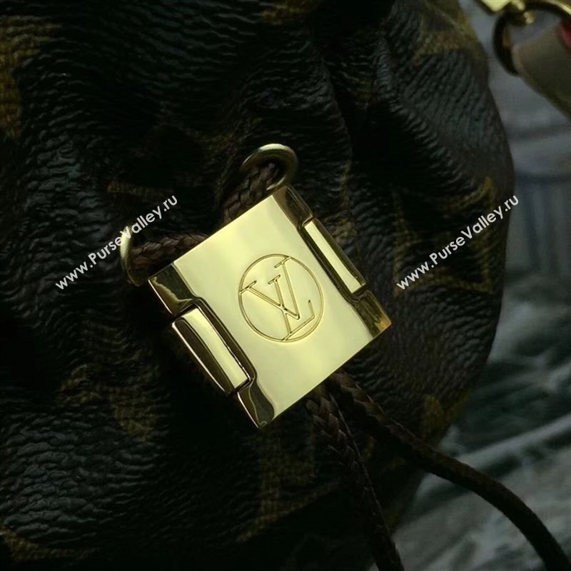 replica Louis Vuitton LV Petit Noe Bucket Handbag Monogram Shoulder Bag M43509 Brown