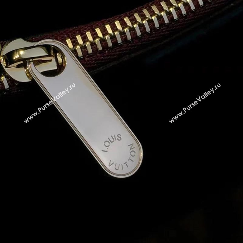 replica Louis Vuitton LV Kimono Handbag Monogram Leather Tote Bag M40521 Maroon