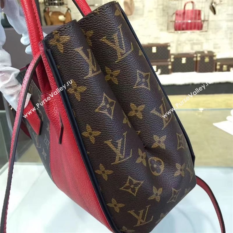 replica Louis Vuitton LV Kimono PM Handbag Monogram Leather Shoulder Bag M41856 Red
