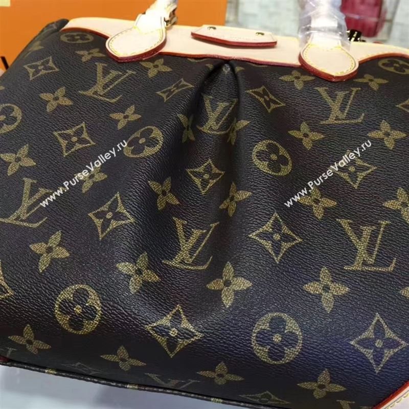 replica Louis Vuitton LV Segur Handbag Monogram Leather Shoulder Bag M41632 Brown