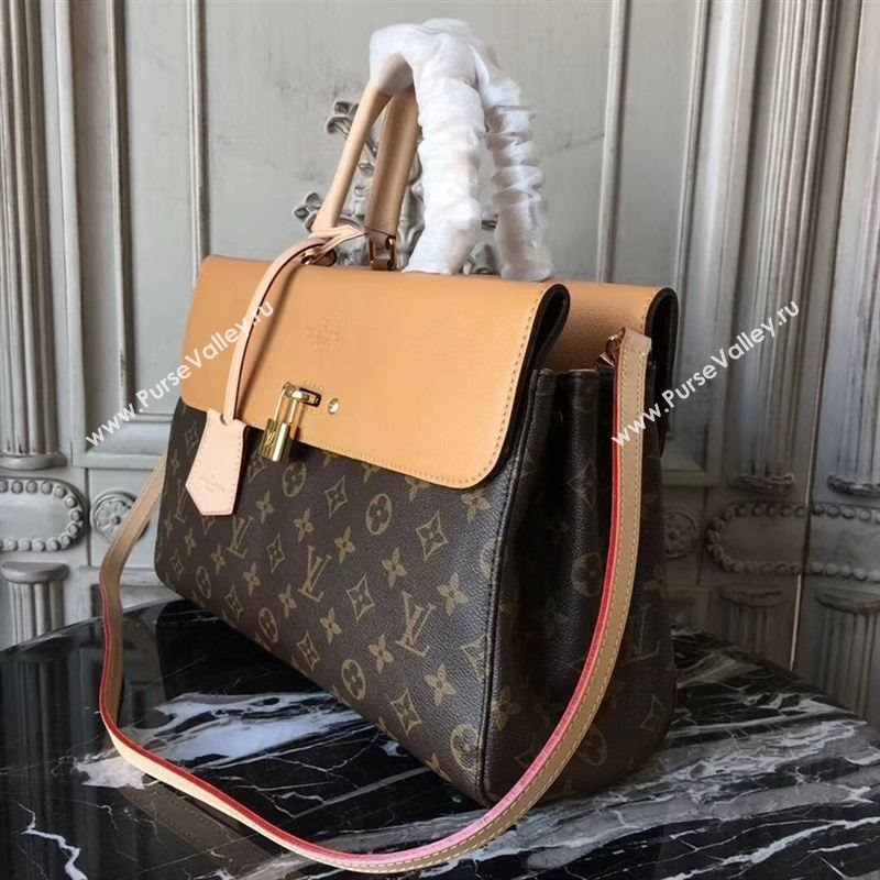 replica Louis Vuitton LV Monogram Venus Handbag Leather Shoulder Bag M43540 Tan
