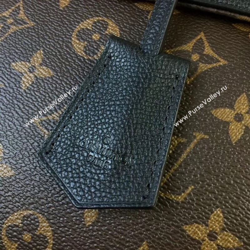 replica Louis Vuitton LV Monogram Venus Handbag Leather Shoulder Bag M41737 Black