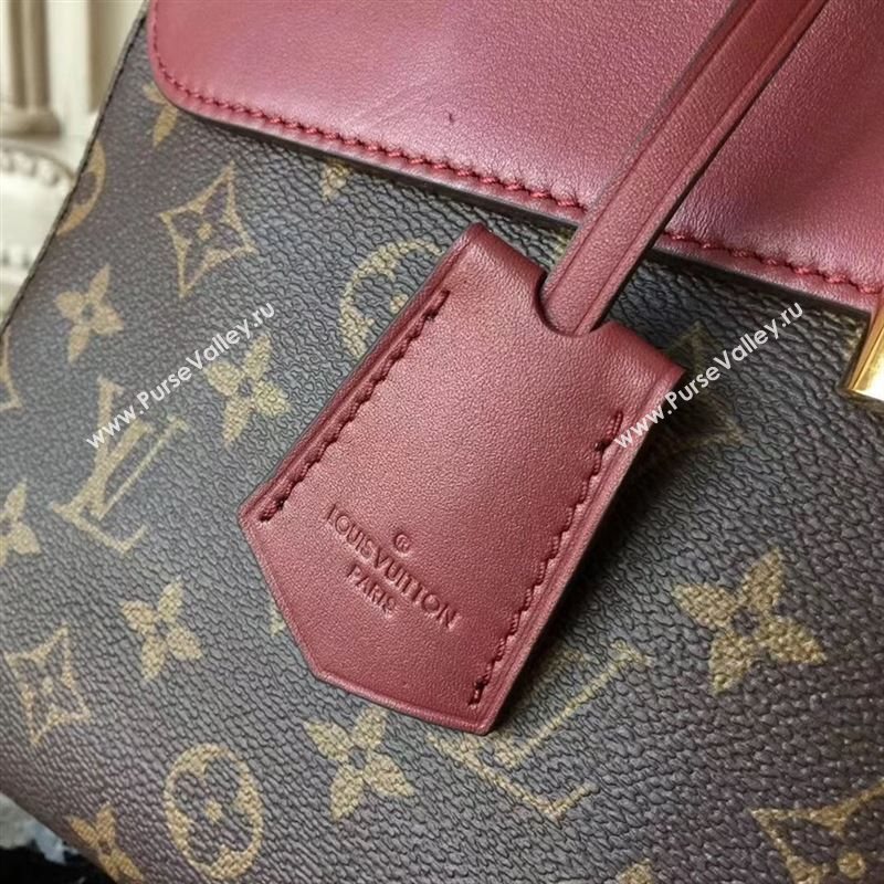 replica Louis Vuitton LV Monogram Venus Handbag Leather Shoulder Bag M42413 Maroon