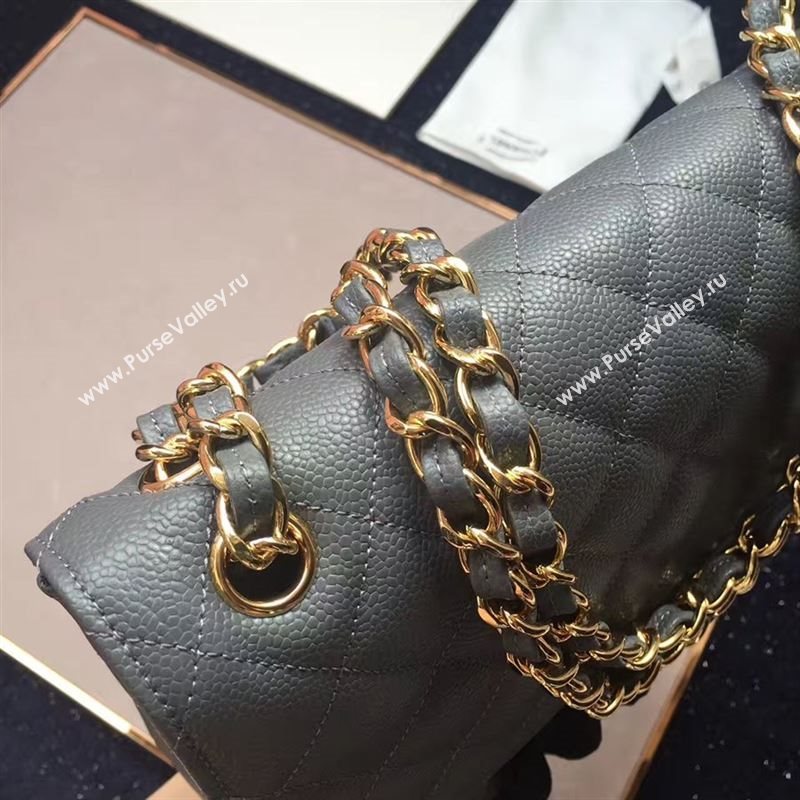 CHANEL Classic flap Caviar 14948