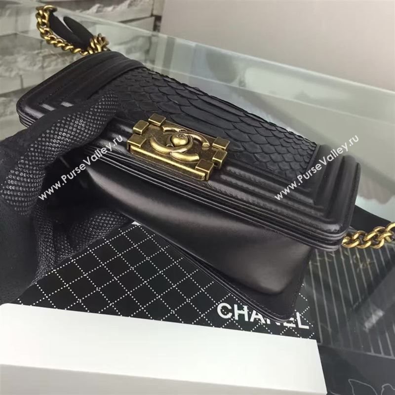 CHANEL Le boy Python 22156