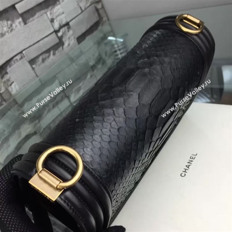 CHANEL Le boy Python 22087