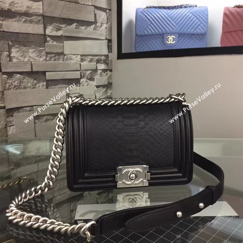 CHANEL Le boy Python 22158