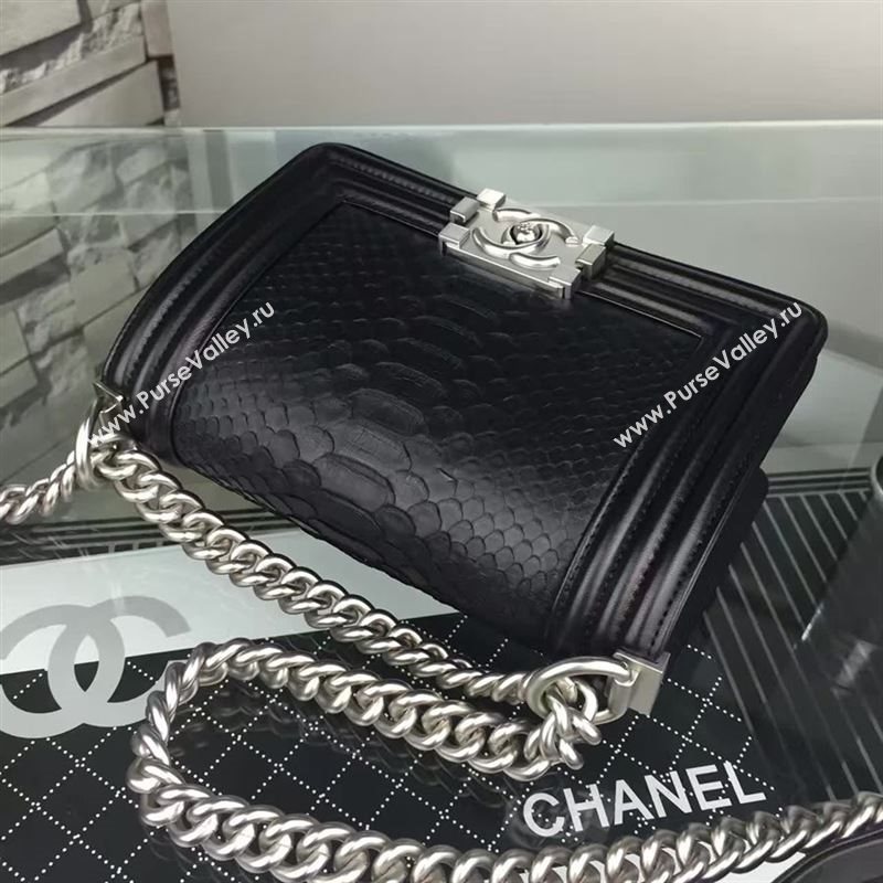 CHANEL Le boy Python 22158