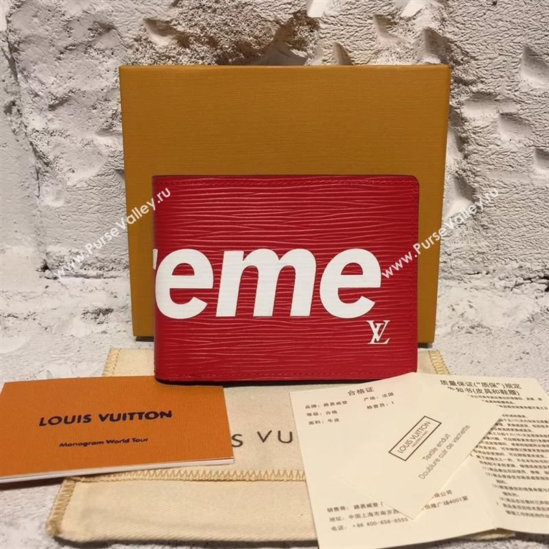 Louis Vuitton Supreme Pocket Wallet 115524