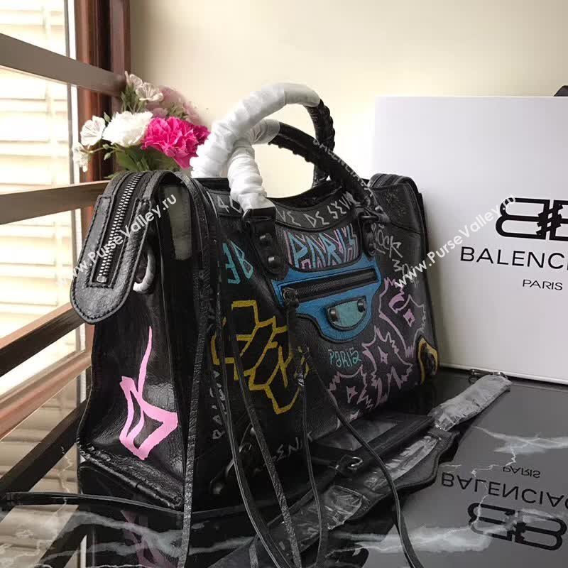 BALENCIAGA GRAFFITI CLASSIC CITY 148298