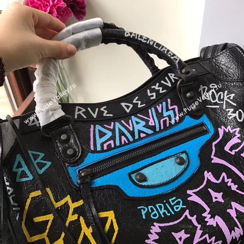 BALENCIAGA GRAFFITI CLASSIC CITY 148298