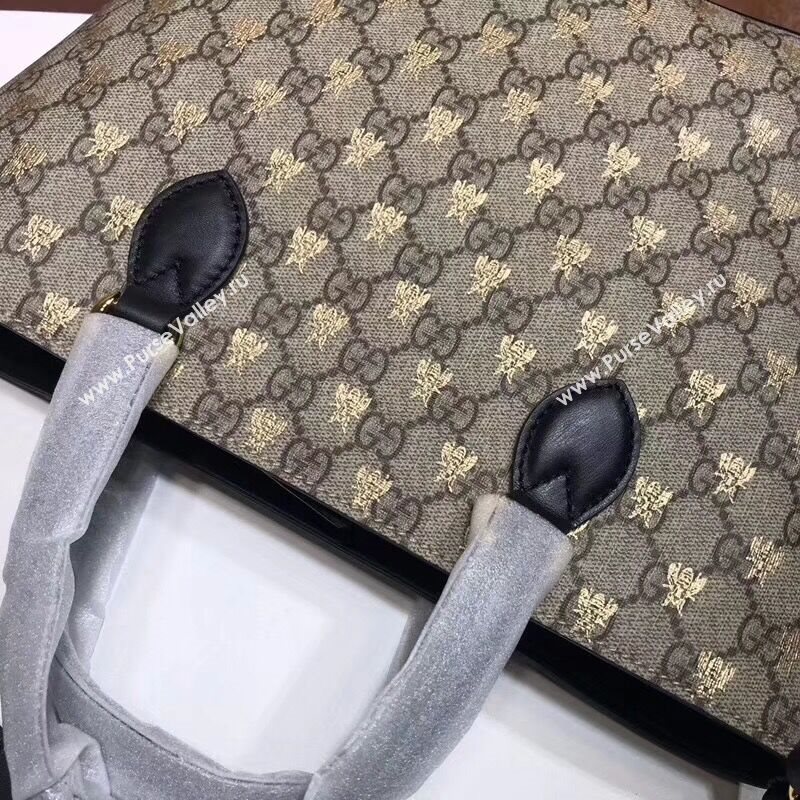Gucci GG Supreme bees tote 143676