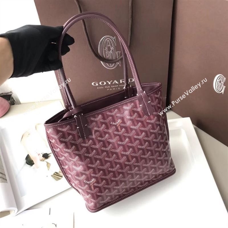 Goyard Saint Louis mini Tote Bag Canvas Reversible 147282