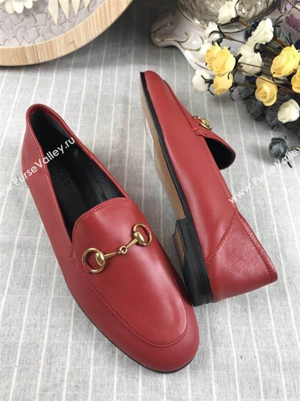 Gucci Leather Horsebit Loafers 180815