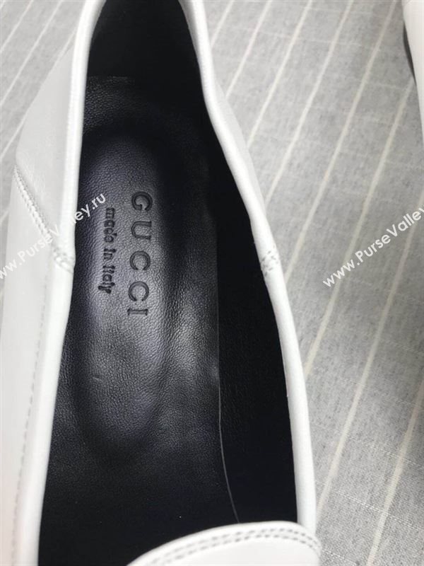 Gucci Leather Horsebit Loafers 180727