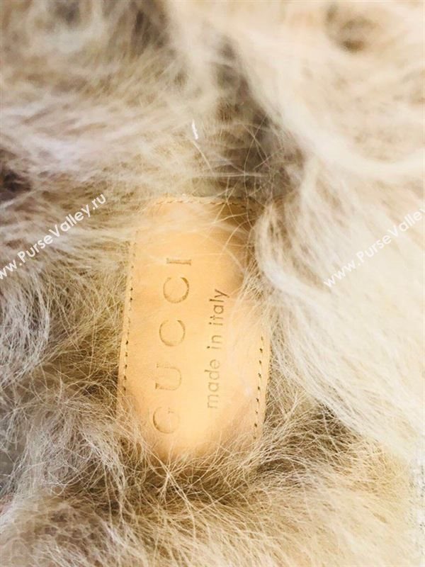 Gucci Princetown Leather Slippers 181056