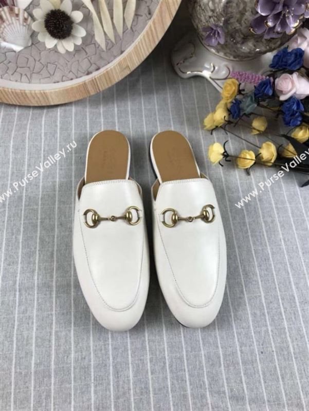 Gucci Princetown Leather Slippers 180729