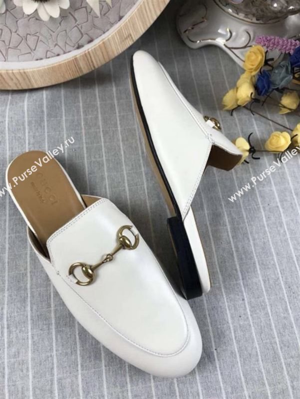 Gucci Princetown Leather Slippers 180729