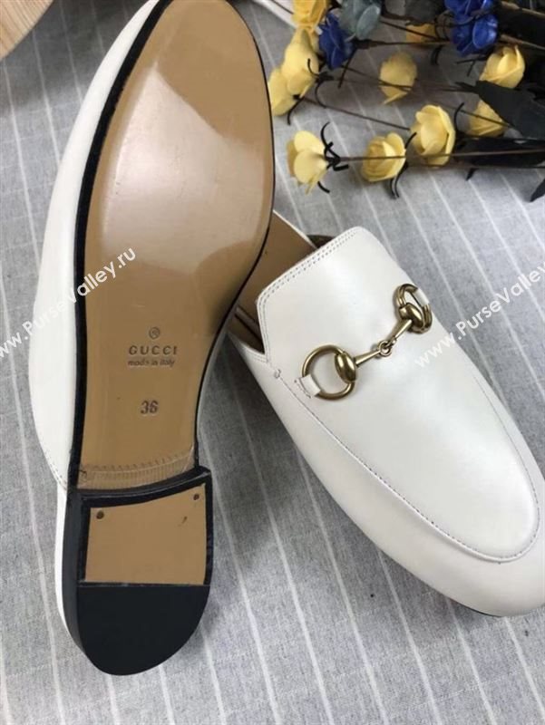 Gucci Princetown Leather Slippers 180729