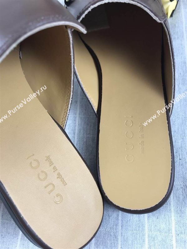 Gucci Princetown Leather Slippers 180730