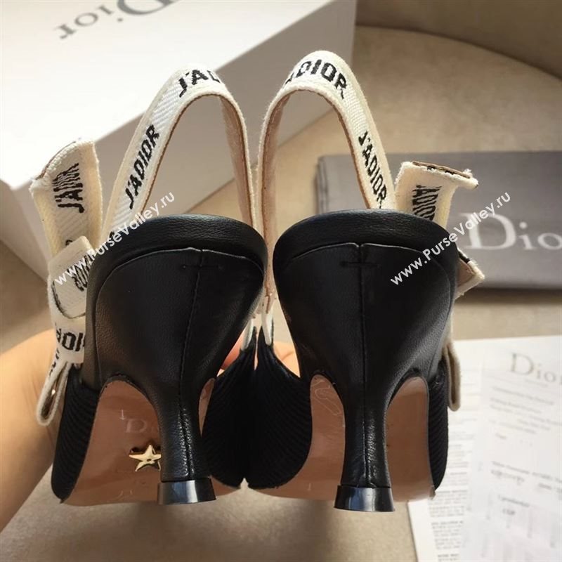 Dior Canvas Slingback With Heel 10cm 190550