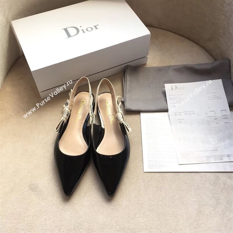 Dior Leather Slingback Flat 190750