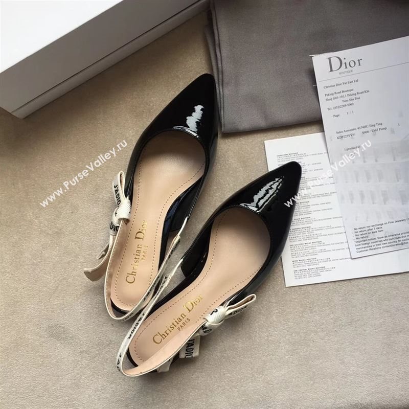 Dior Leather Slingback Flat 190750