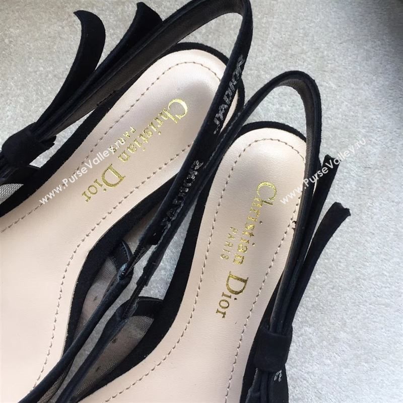 Dior Tulle Slingback Flat 190618