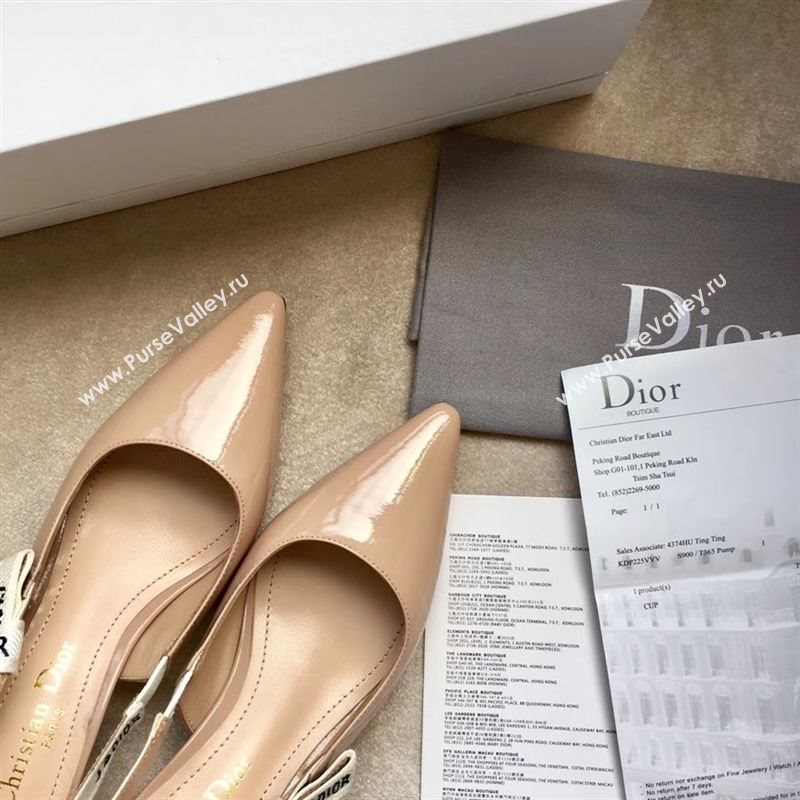 Dior Leather Slingback With Heel 6.5cm 190790