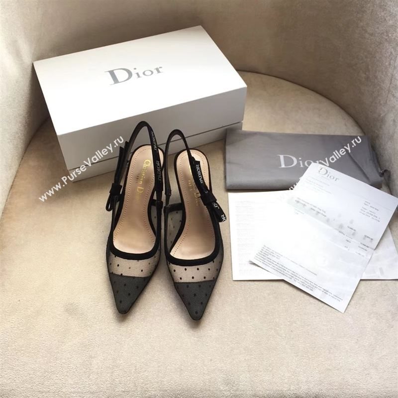 Dior Tulle Slingback With 6.5cm 190657